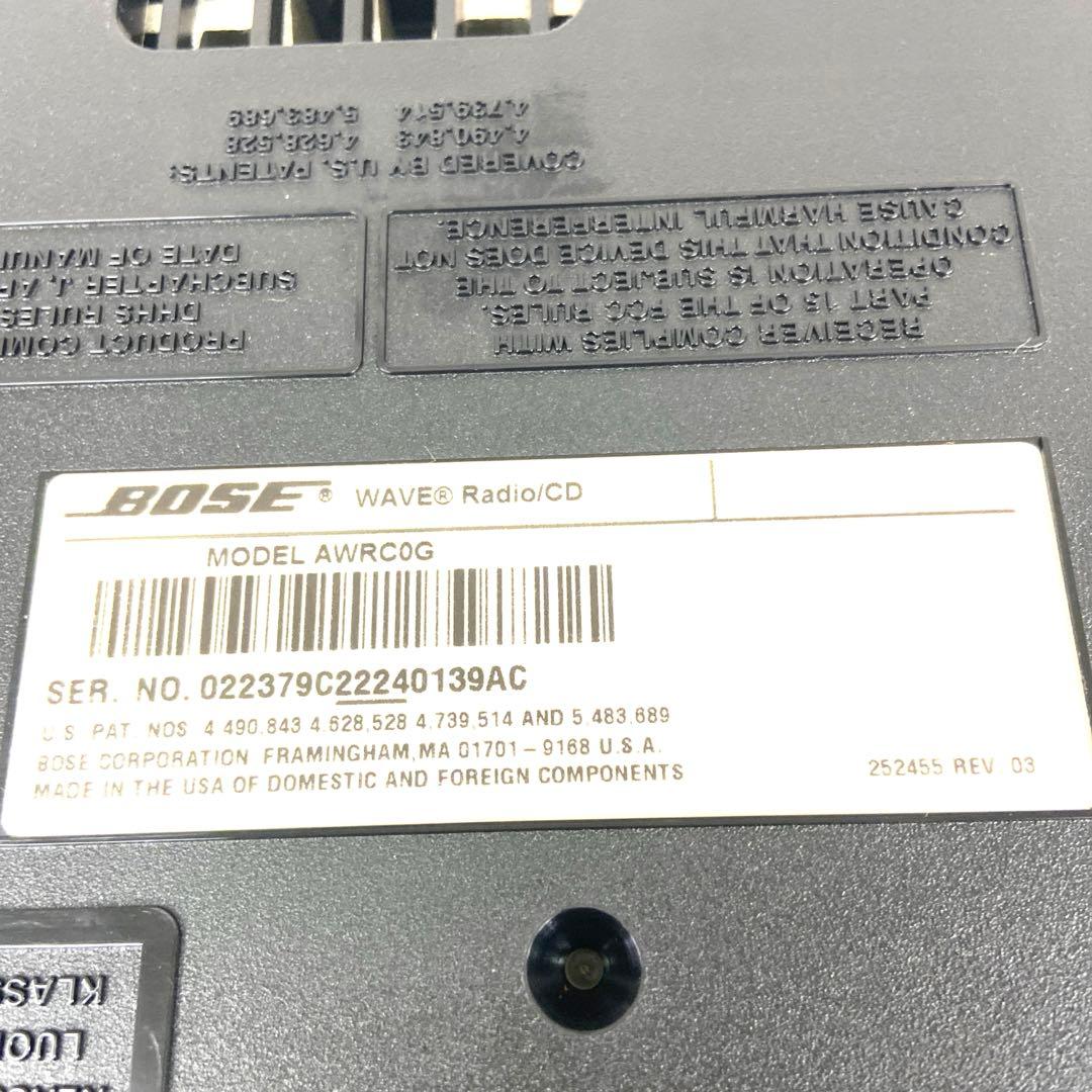 ♪ 【通電確認済み　】BOSE Wave Radio CD ウェーブラジオ高音質
