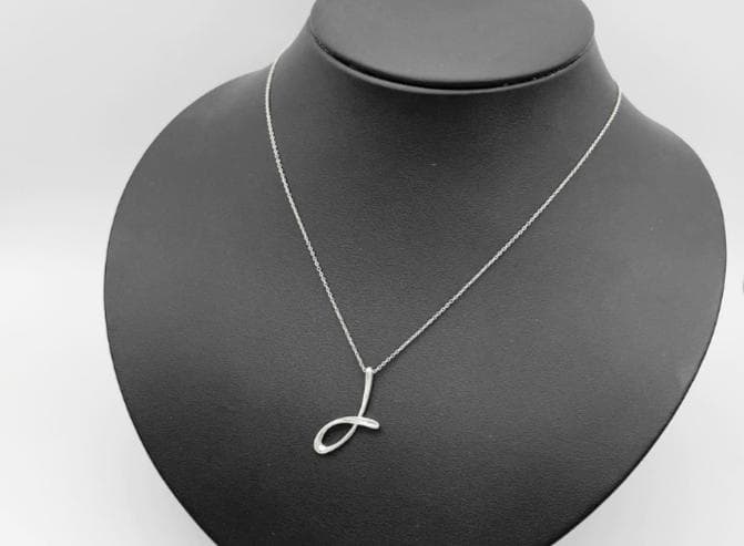 Tiffany&Co. ティファニー レターJ イニシャル ネックレス 925