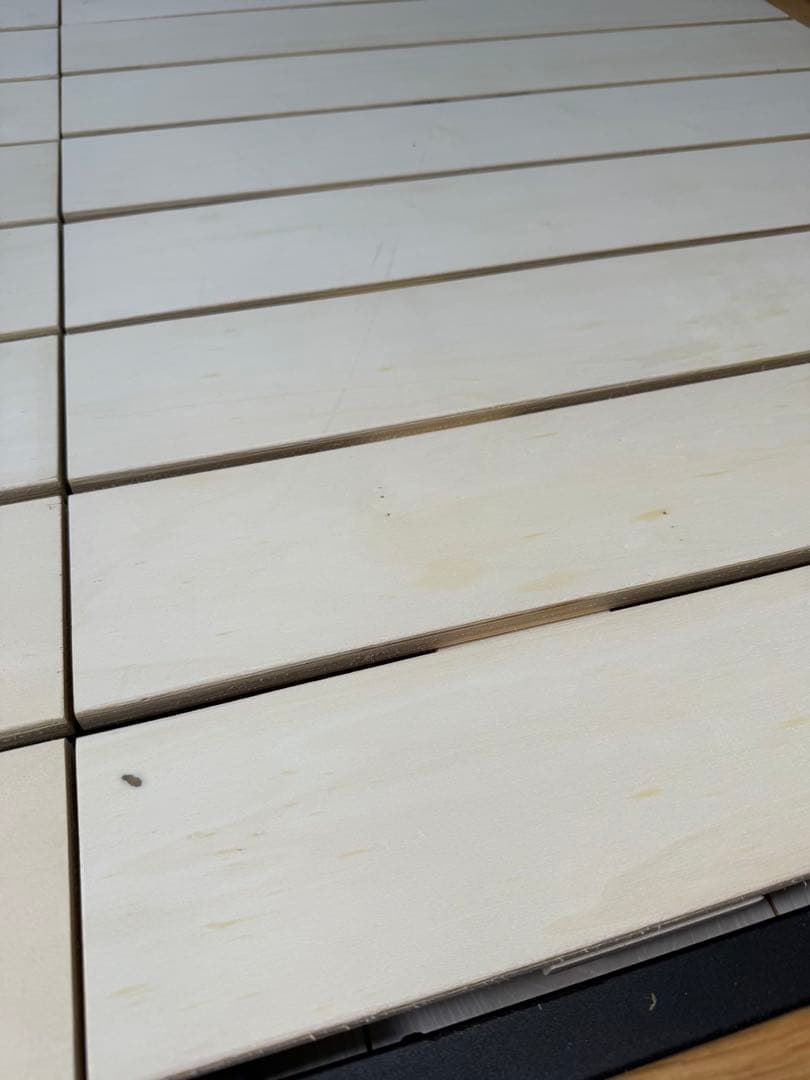 ダブルベッドフレーム 木製 無印良品　オーク材