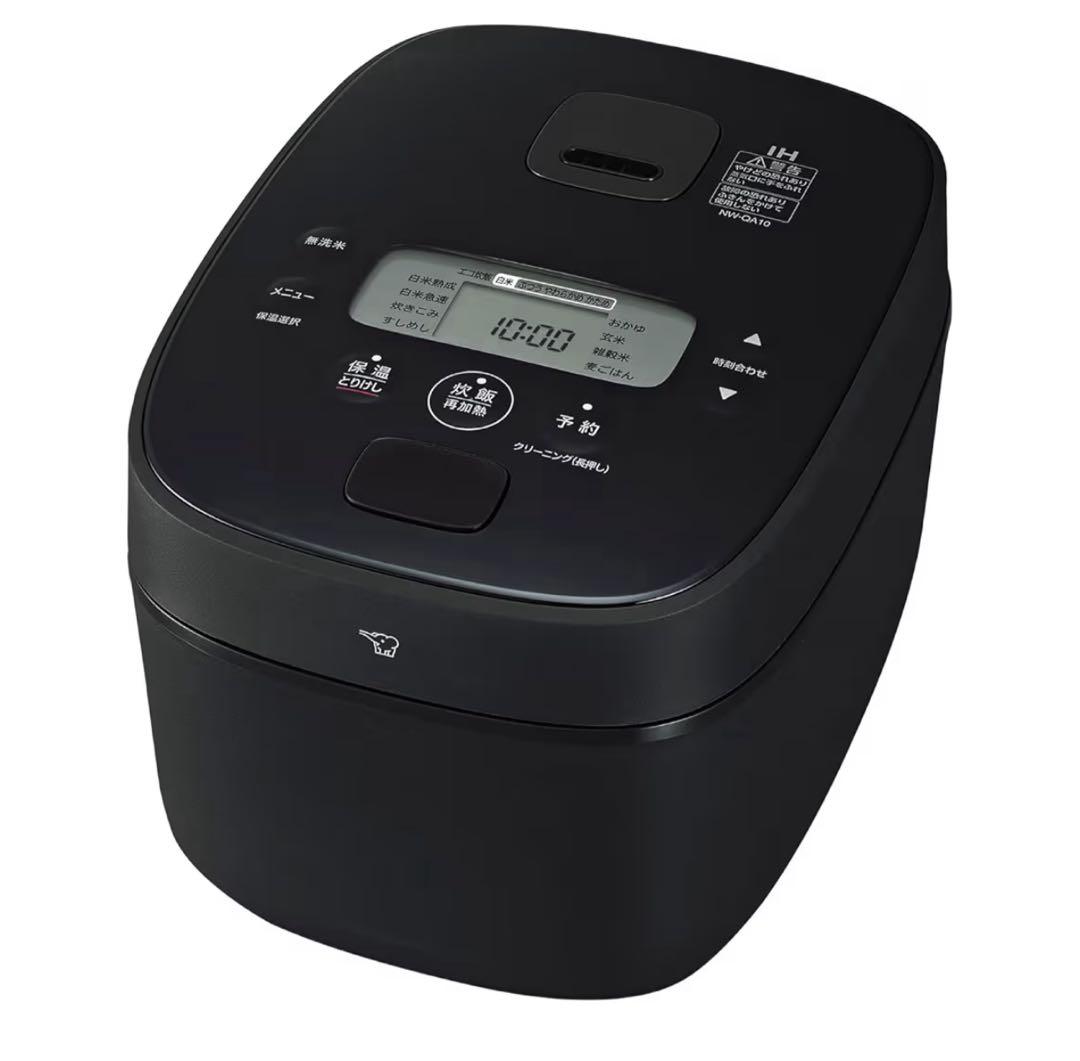 【新品未使用品】象印マホービン 炊飯器 5.5合 ブラック NW-QA10-BA