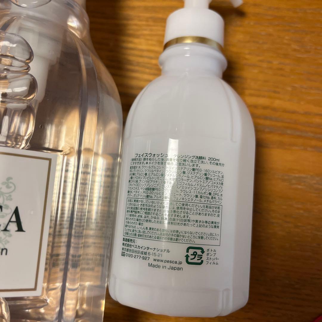 PESCA ペスカ　￼クリアローション　フェイスウォッシュ