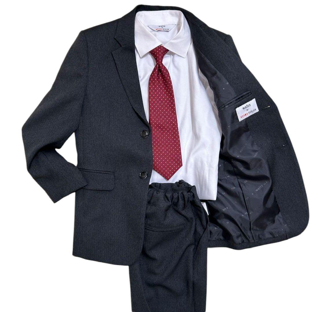 【150】ビームス×ワルツ フォーマル セットアップ スーツ 男子 5点セット