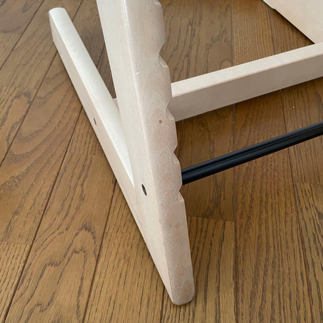 ストッケ　トリップ トラップ　ベビーチェア+ベビーセット　ホワイトウォッシュ