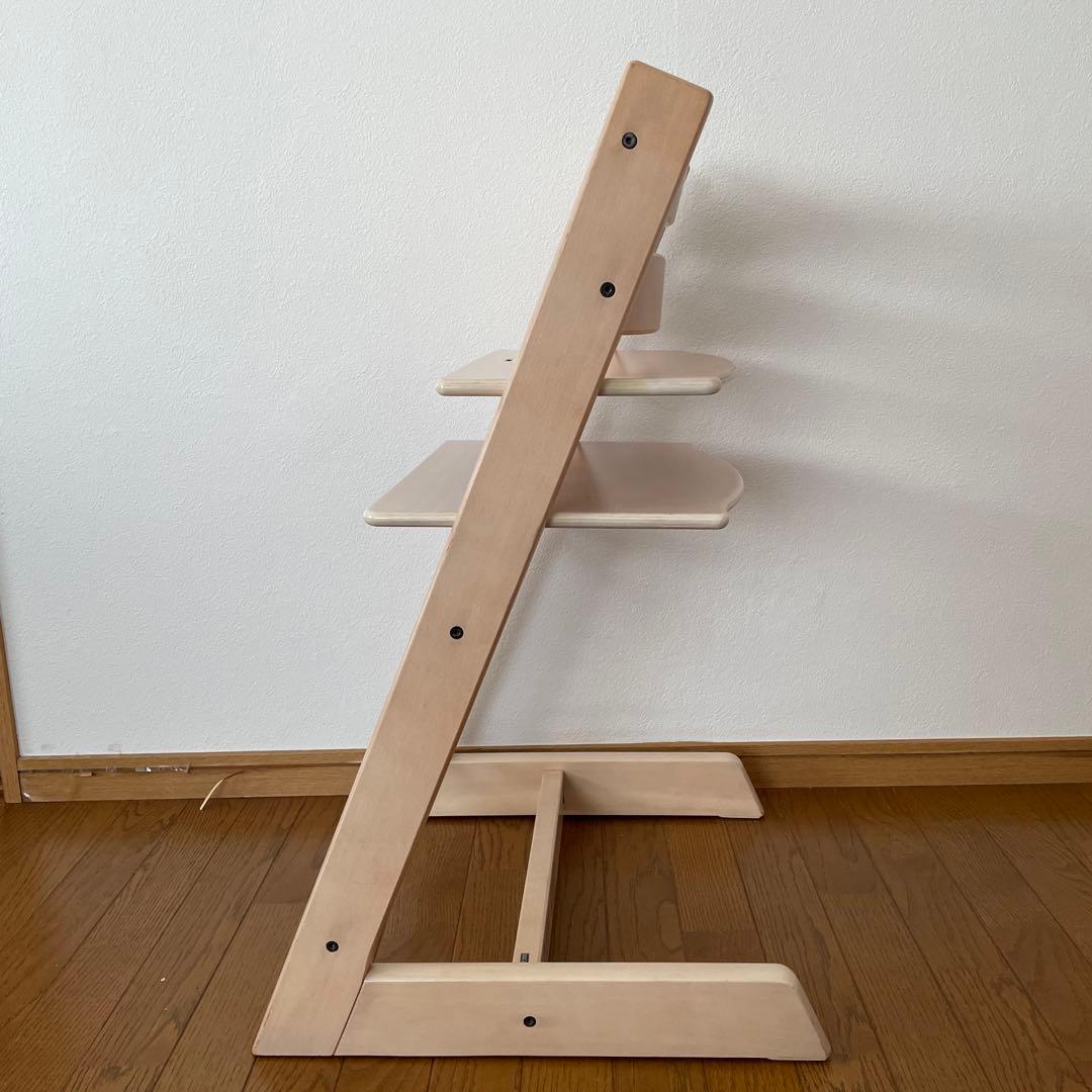 ストッケ　トリップ トラップ　ベビーチェア+ベビーセット　ホワイトウォッシュ