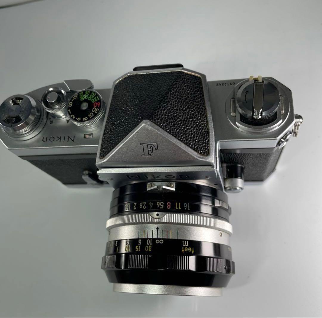 SALE[中古美品]ニコンＦ　アイレベルニッコ-ルSオ-ト1：1.4 50mm付