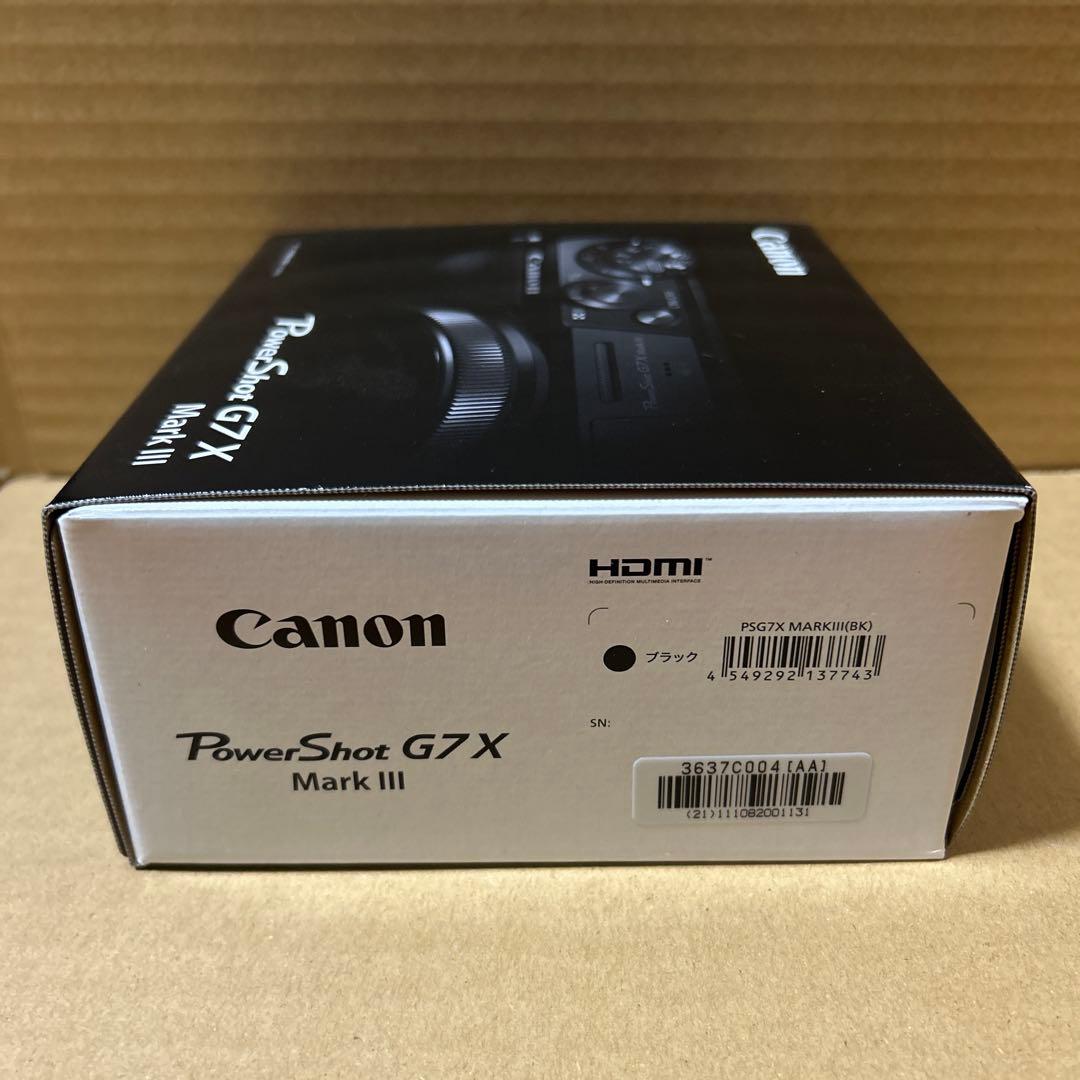 Canon PowerShot G7 X Mark III ブラック