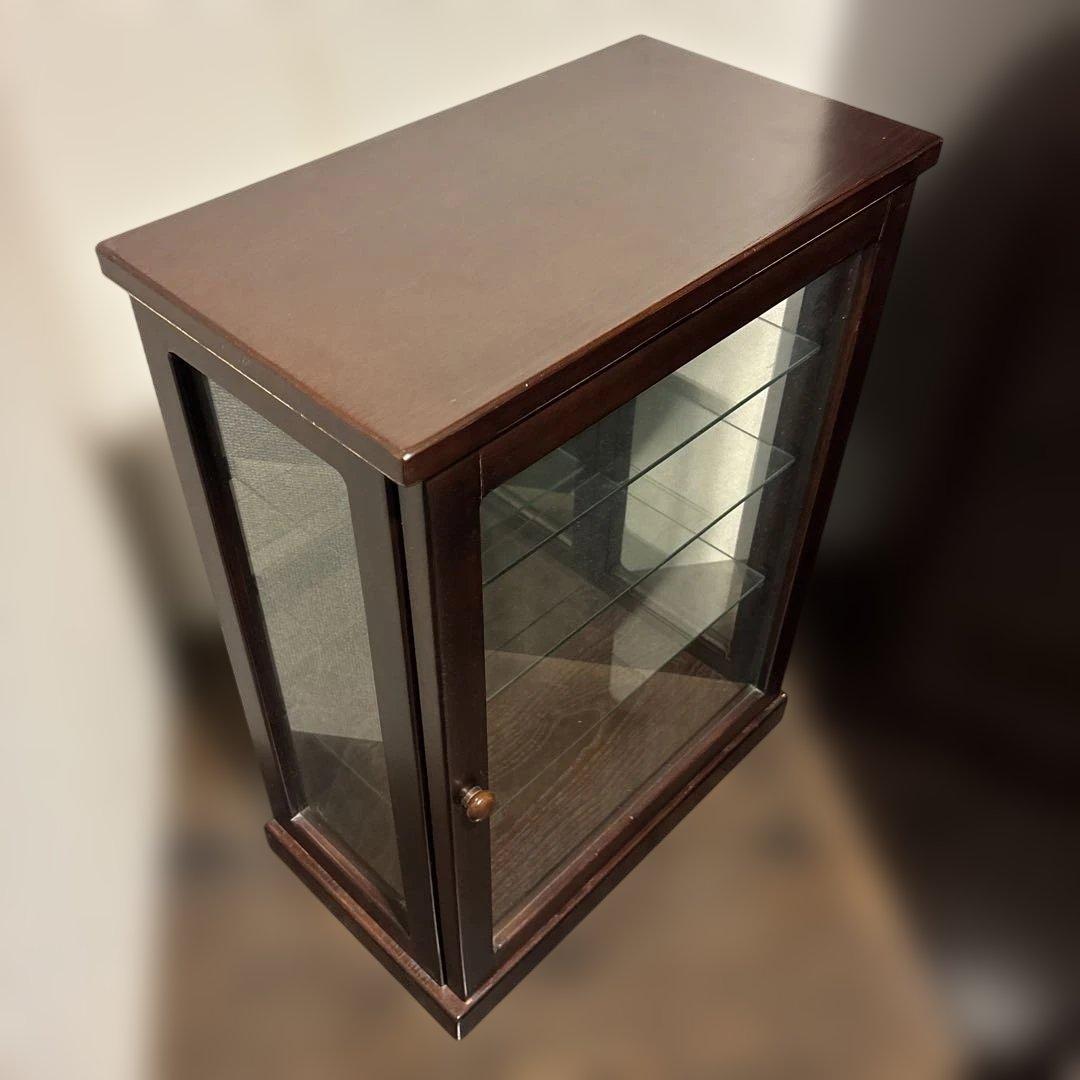 な*ん様 クロネコヤマト便梱包信頼配送品コレクションケース4段内3段棚ガラス段高