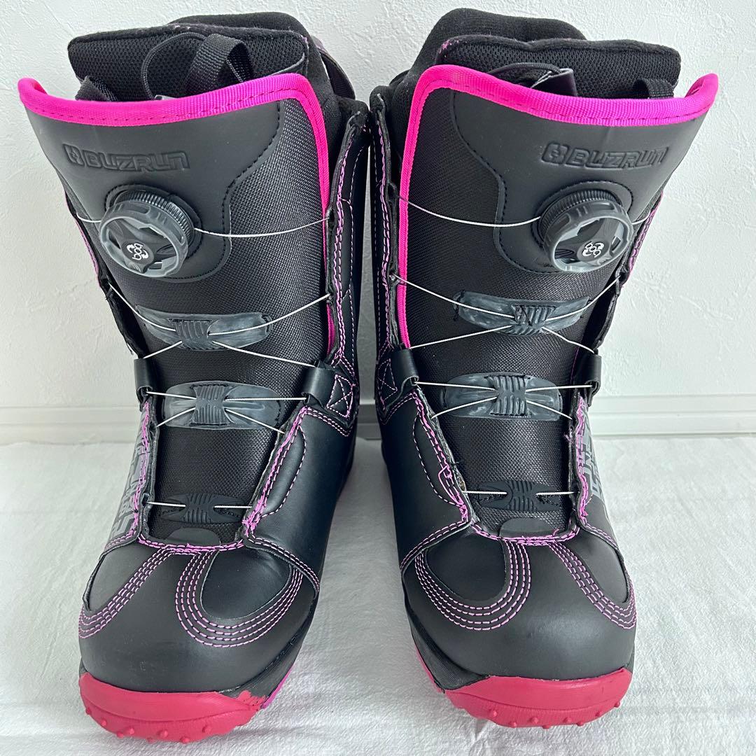 【美品】レディース スノーボードブーツ 24cm BUZ RUN ダイヤル式
