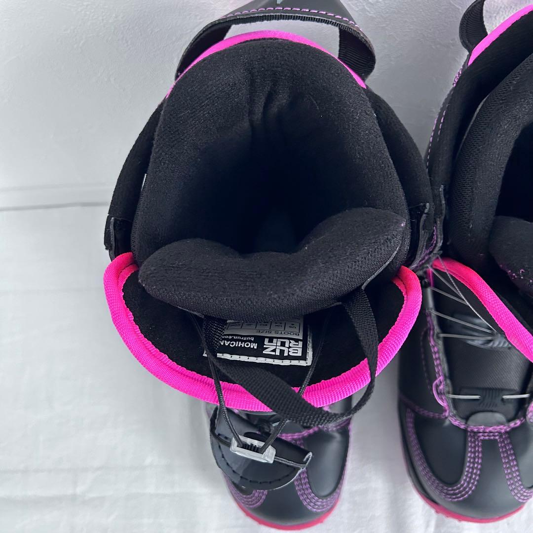 【美品】レディース スノーボードブーツ 24cm BUZ RUN ダイヤル式