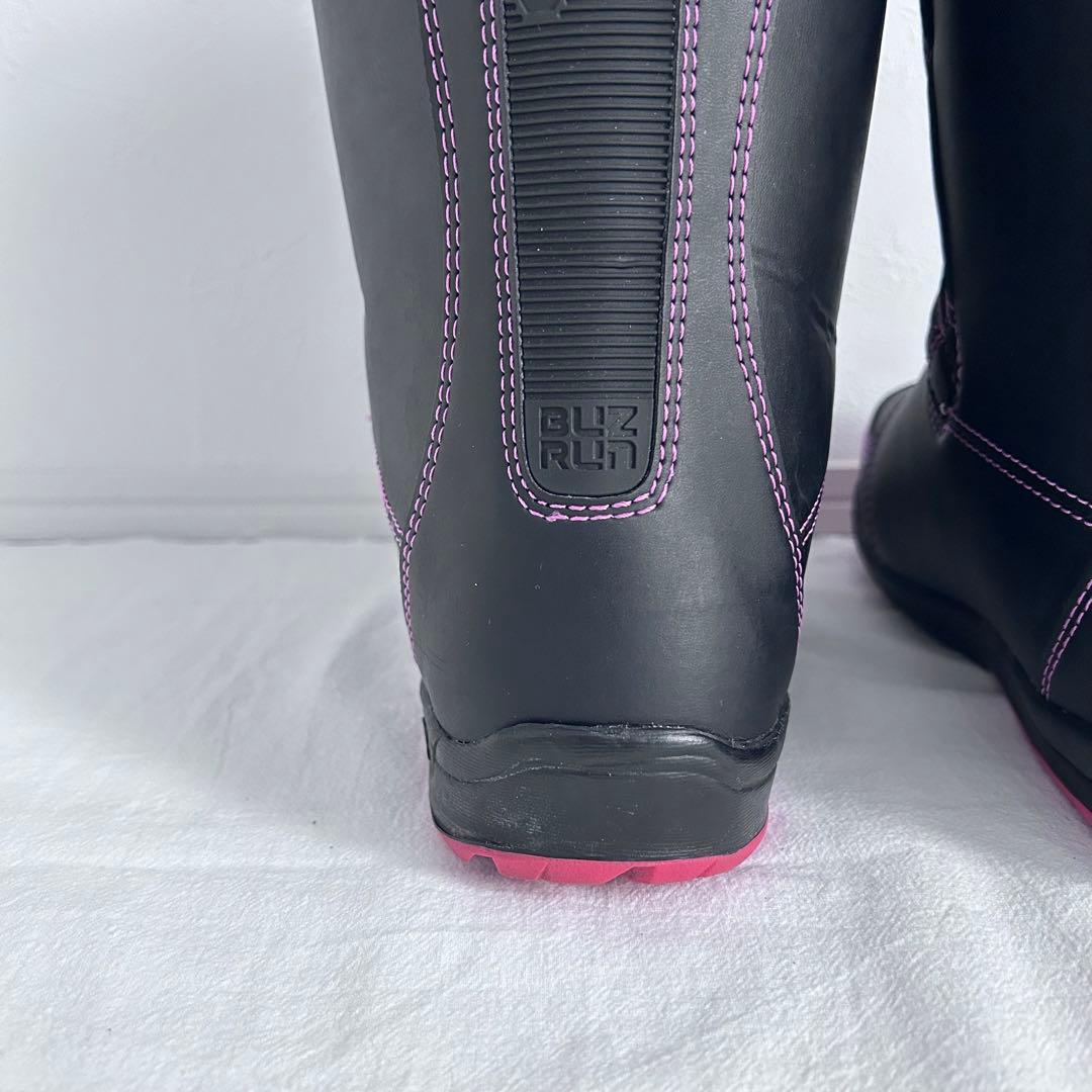 【美品】レディース スノーボードブーツ 24cm BUZ RUN ダイヤル式