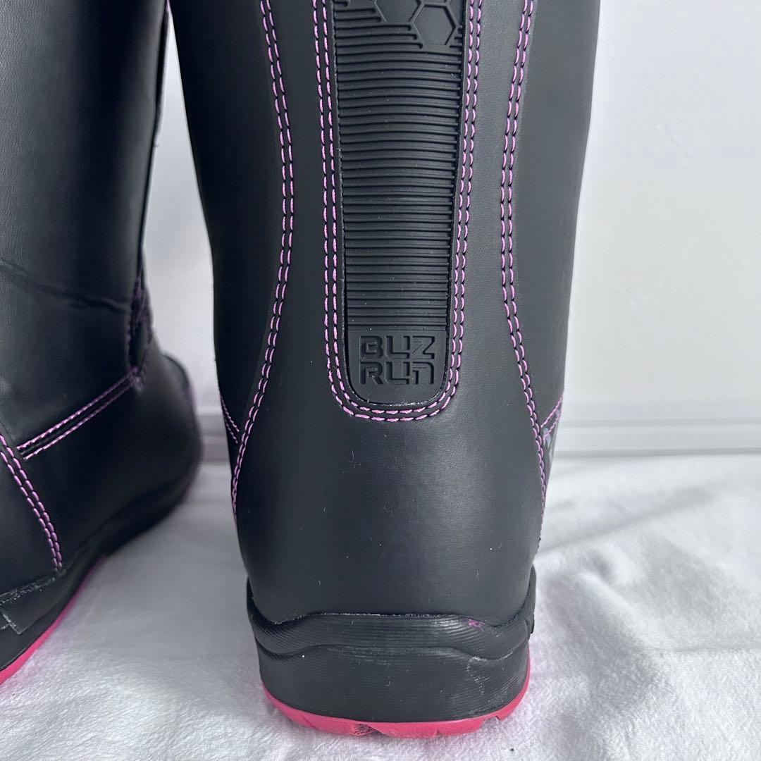 【美品】レディース スノーボードブーツ 24cm BUZ RUN ダイヤル式