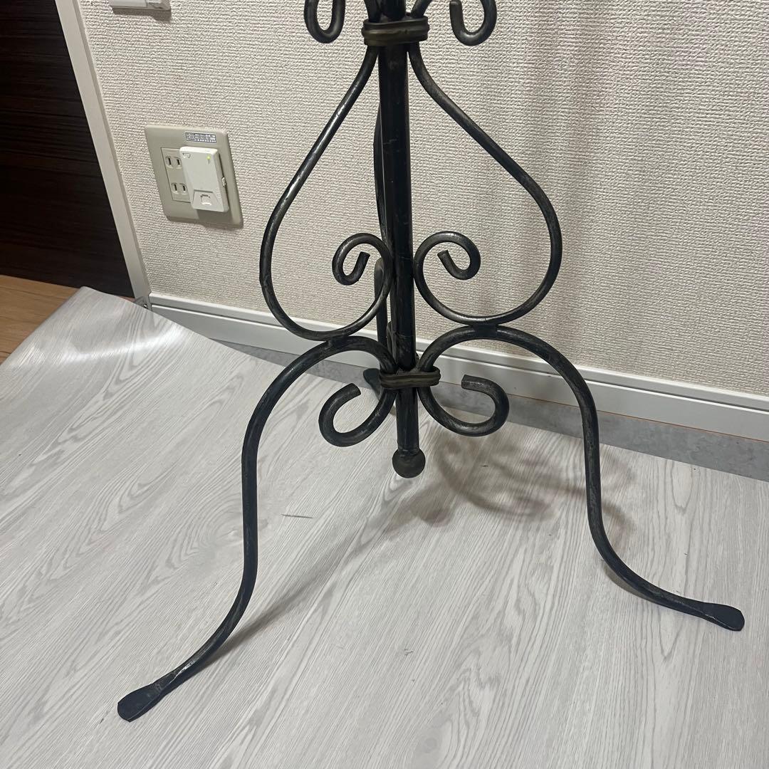 アンティーク アイアンコートハンガー ポールハンガー コートスタンド コート掛け