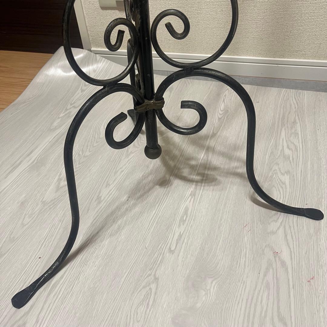アンティーク アイアンコートハンガー ポールハンガー コートスタンド コート掛け