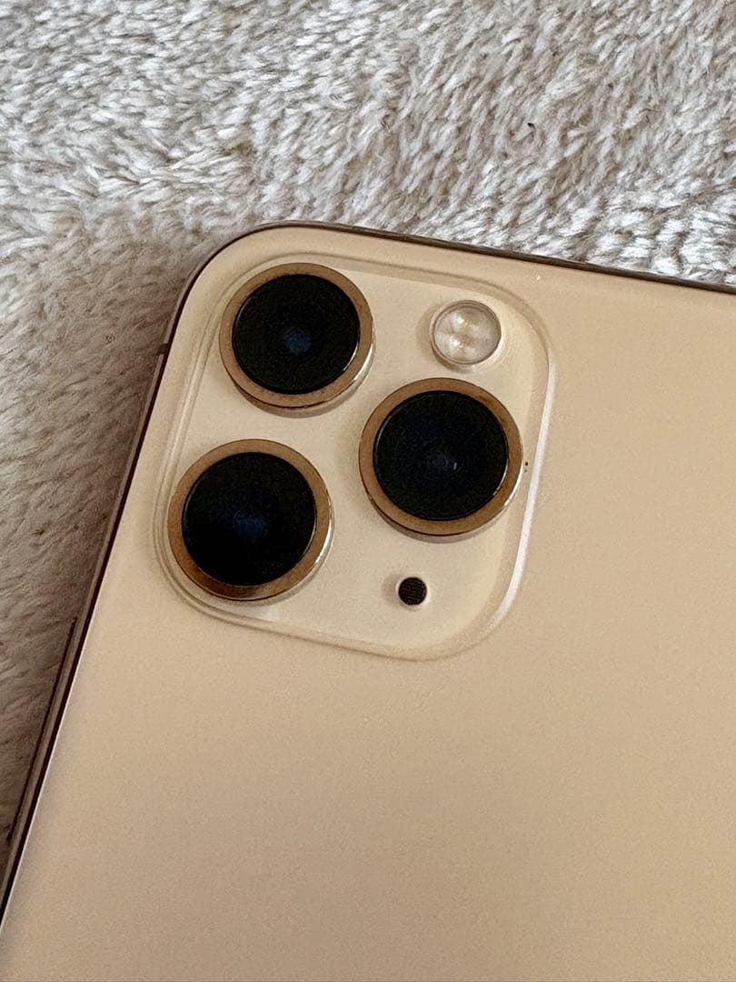 美品 iPhone11pro 64GB ゴールド SIMフリー バッテリー89%