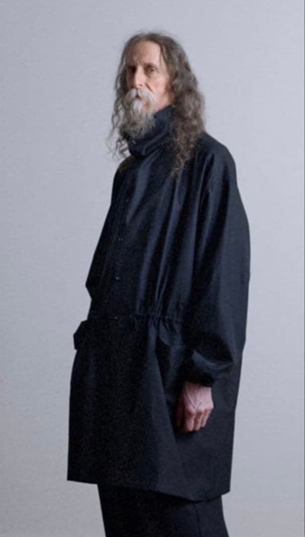 yoko sakamoto モッズコート シャツ 黒 L