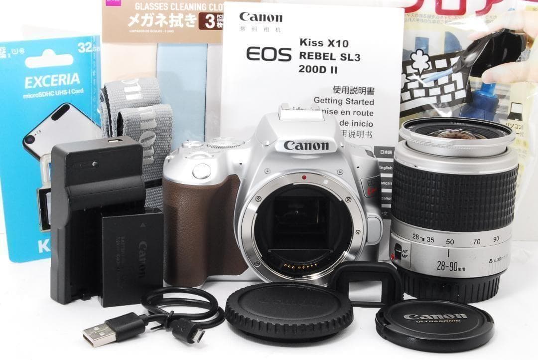 希少シルバーカラー！ Canon EOS kiss x10 新型機種で高性能♪