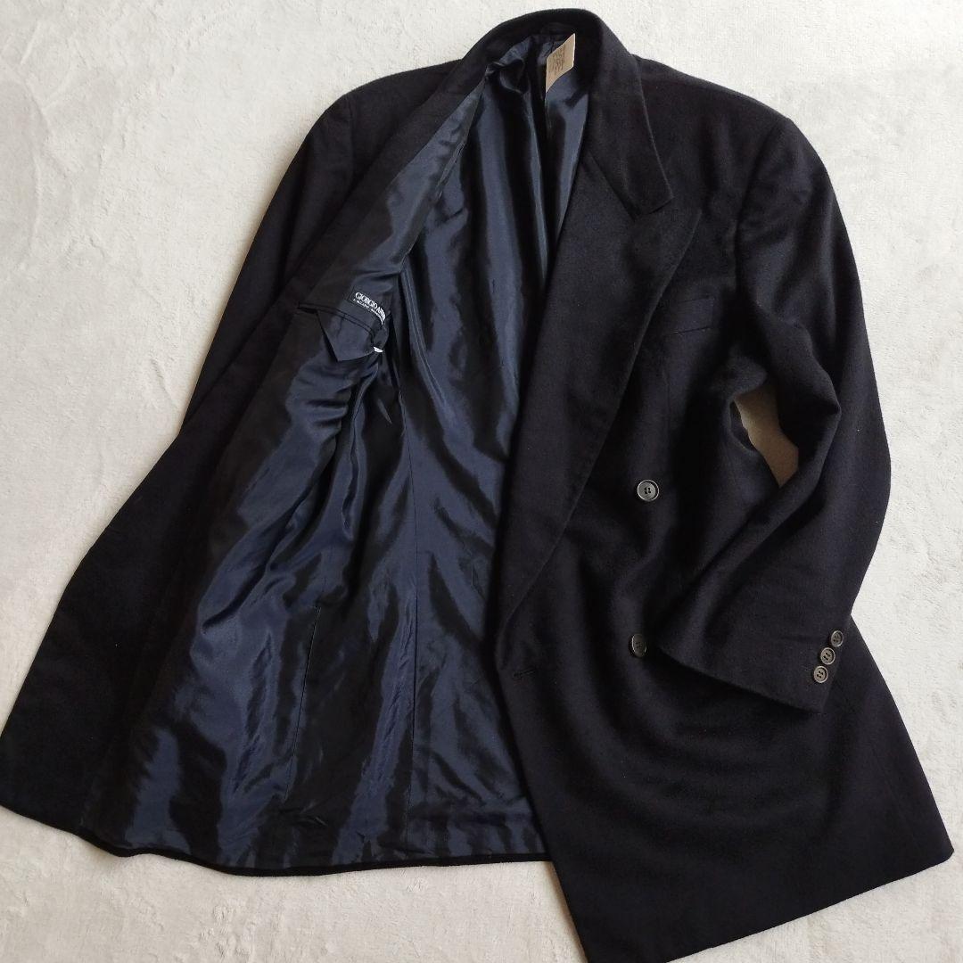 ​最高級 黒タグ ジョルジオアルマーニ カシミヤ100%　テーラードジャケット
