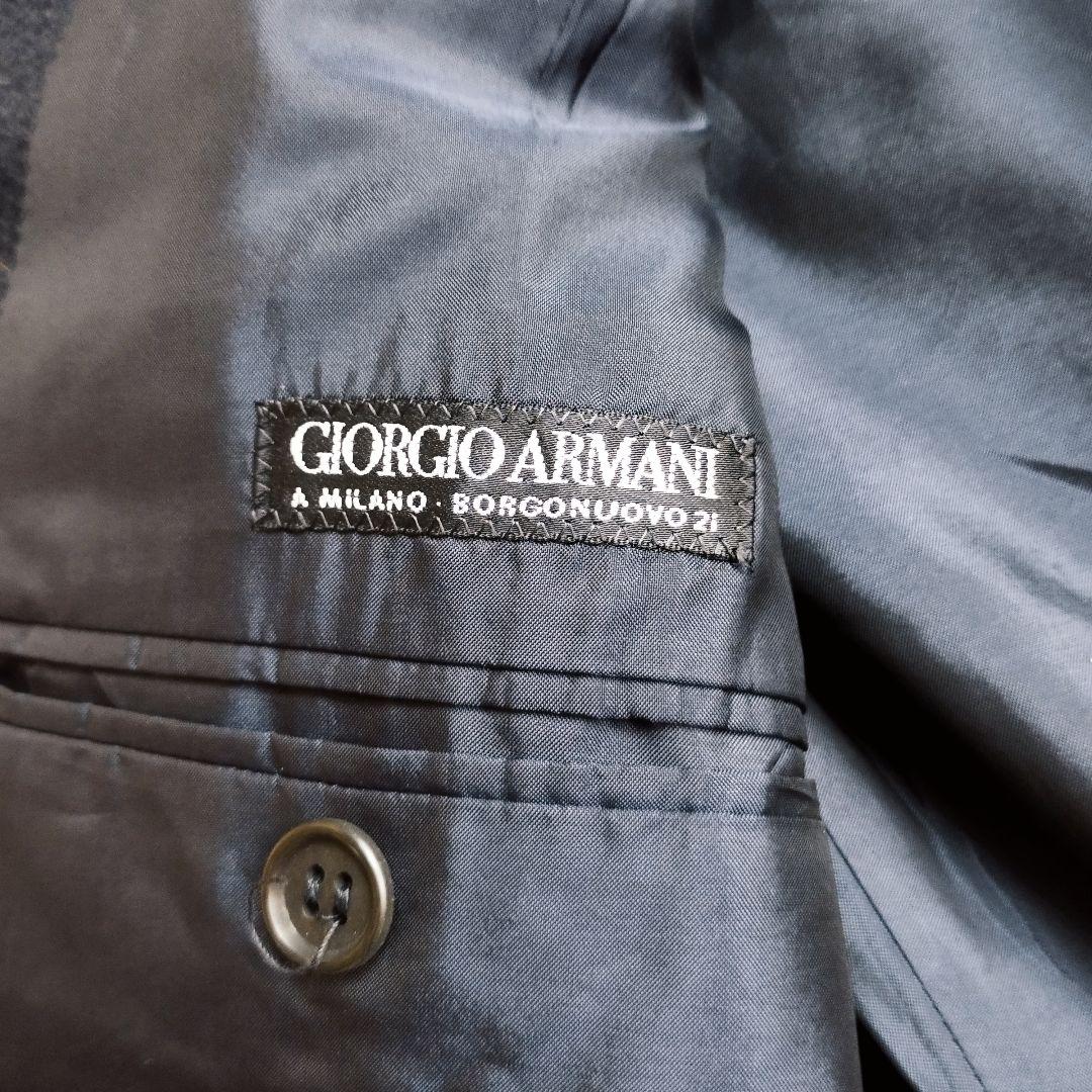 ​最高級 黒タグ ジョルジオアルマーニ カシミヤ100%　テーラードジャケット