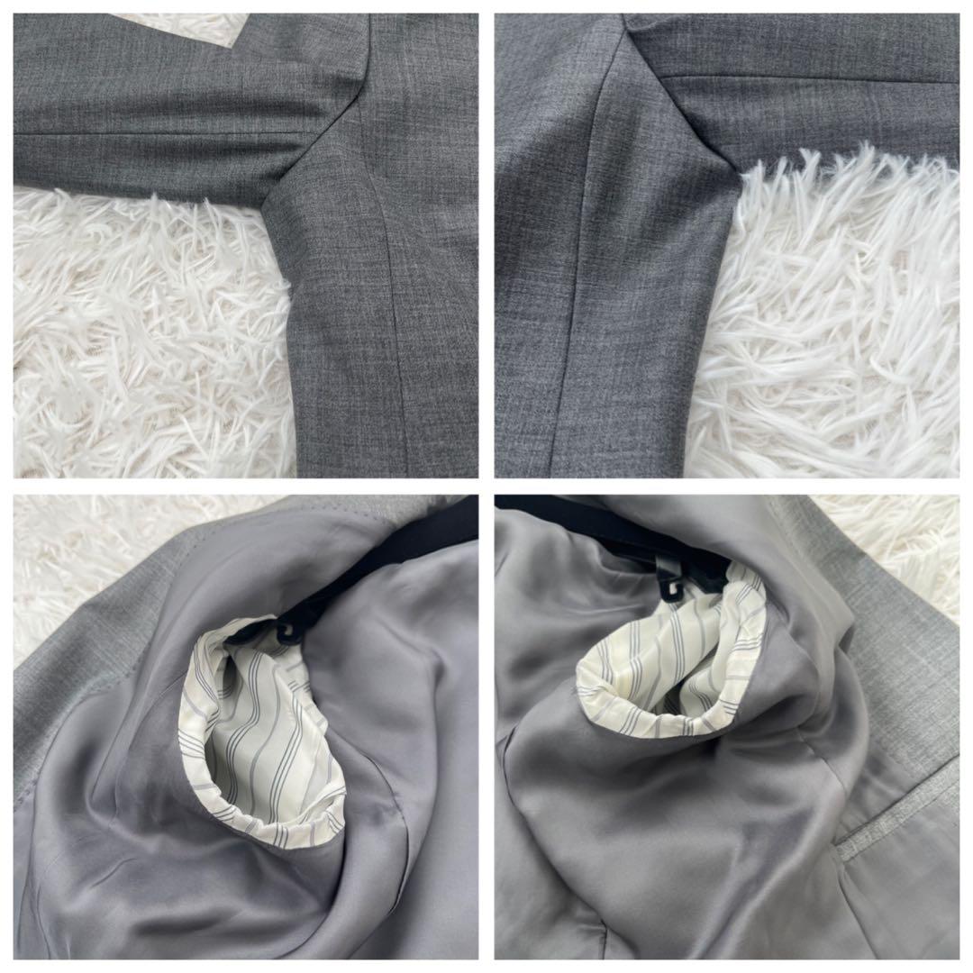美品✨️theory luxe セットアップ スーツ ストレッチ 総裏 グレー M