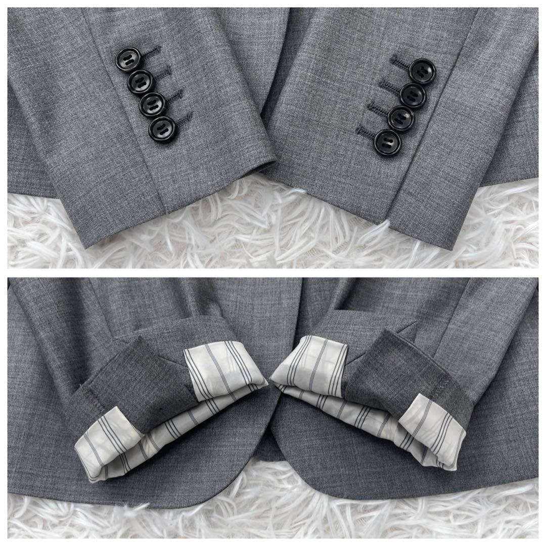 美品✨️theory luxe セットアップ スーツ ストレッチ 総裏 グレー M