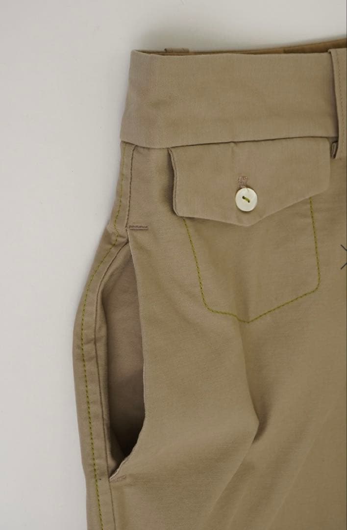 パラスパレス モールスキン ストレッチ ワイドパンツ