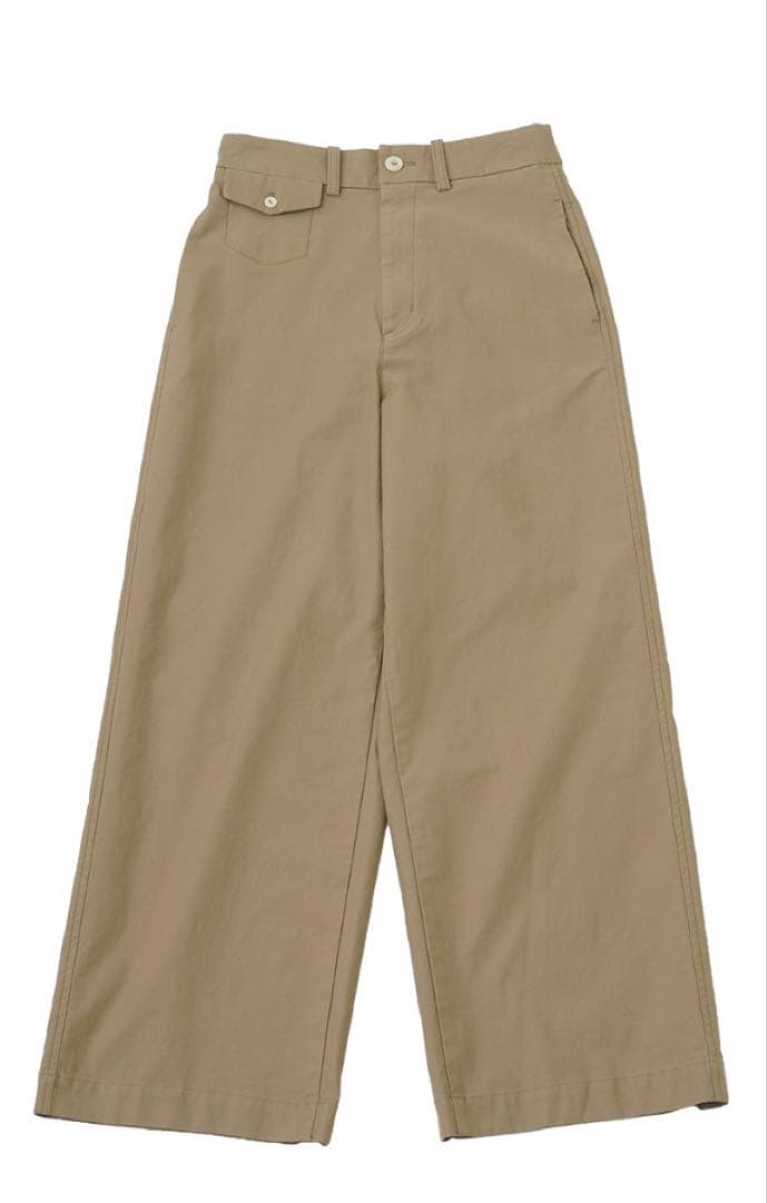 パラスパレス モールスキン ストレッチ ワイドパンツ