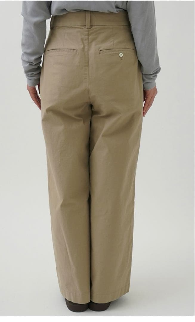 パラスパレス モールスキン ストレッチ ワイドパンツ