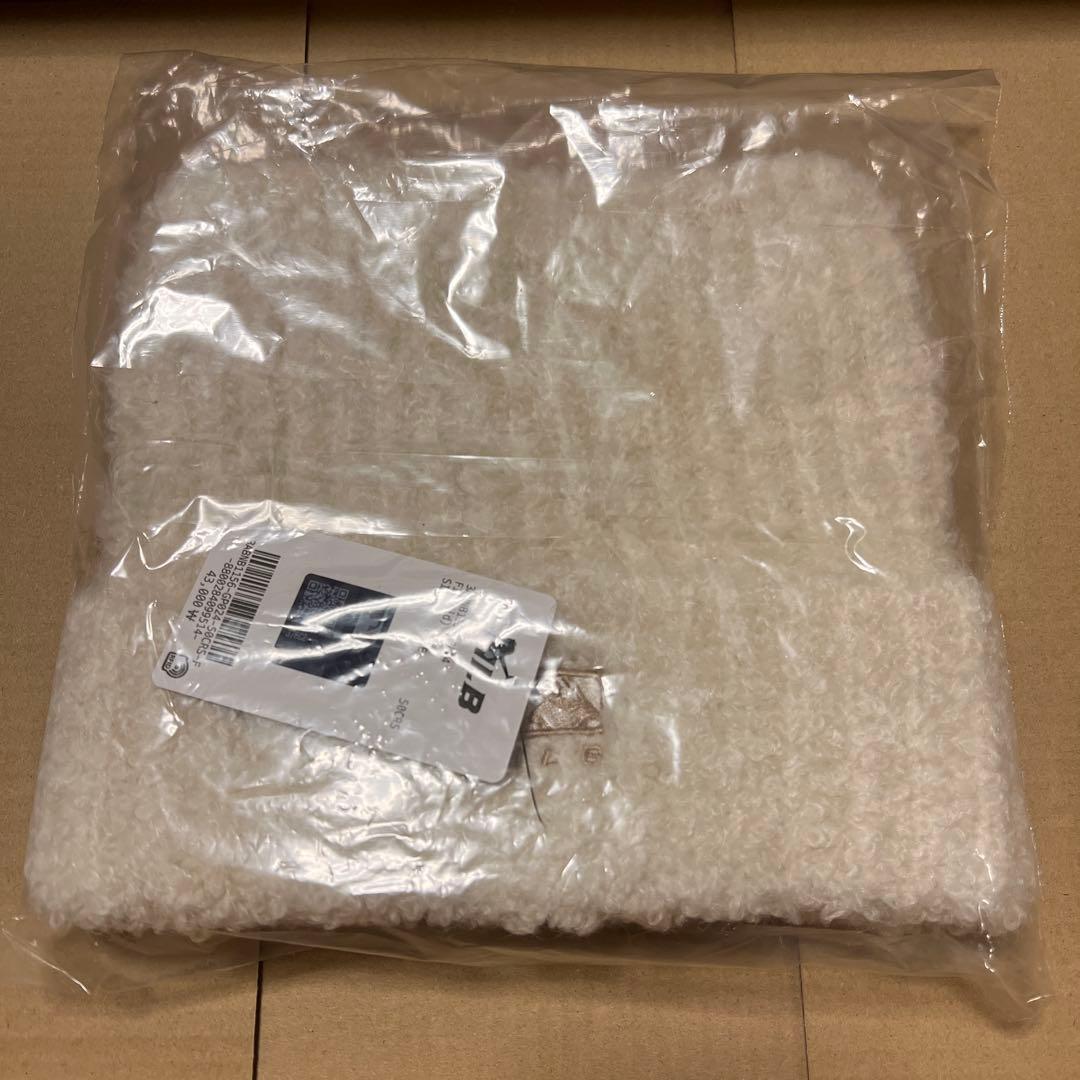 MLB KOREA Plush Miyaong Beanie ネコ耳　クリーム