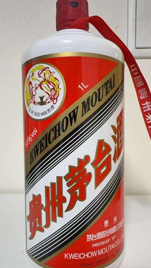 新品未開封 貴州茅台酒 大容量1000ml 53%マオタイ酒 天女ラベル 正規品