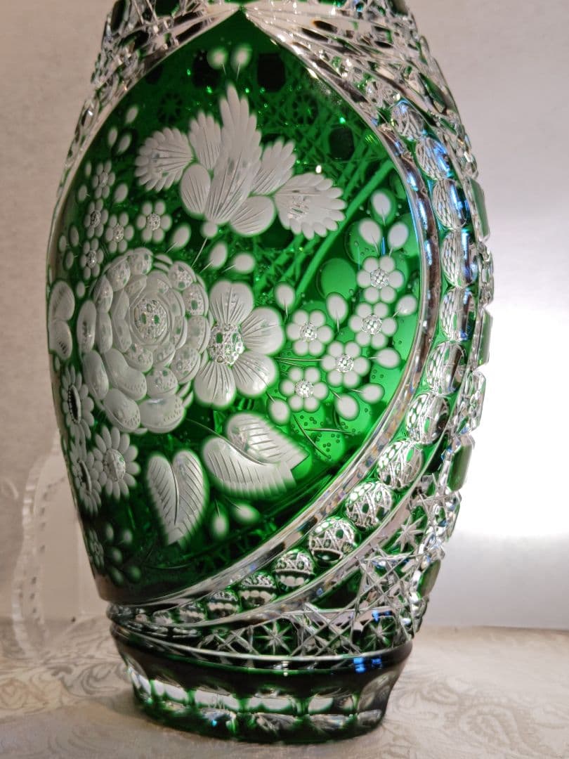 マイセンクリスタル花瓶