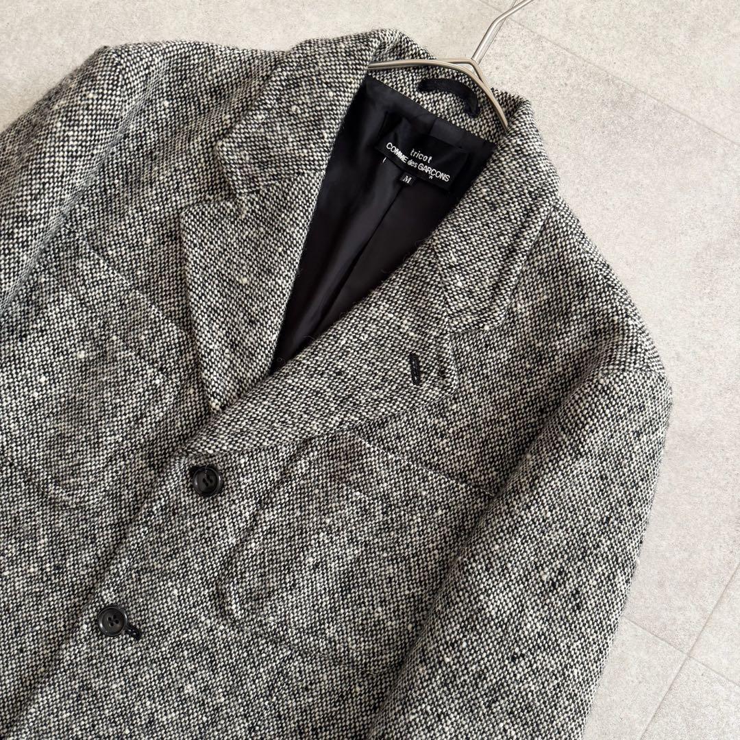トリココムデギャルソン　AD2000　テーラードジャケット　グレー　ウール　M