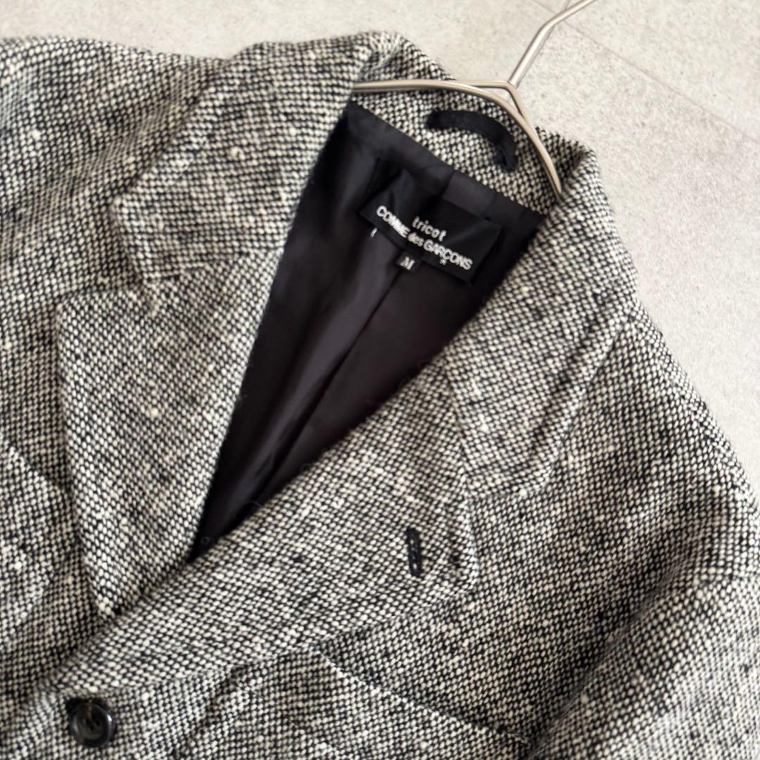 トリココムデギャルソン　AD2000　テーラードジャケット　グレー　ウール　M