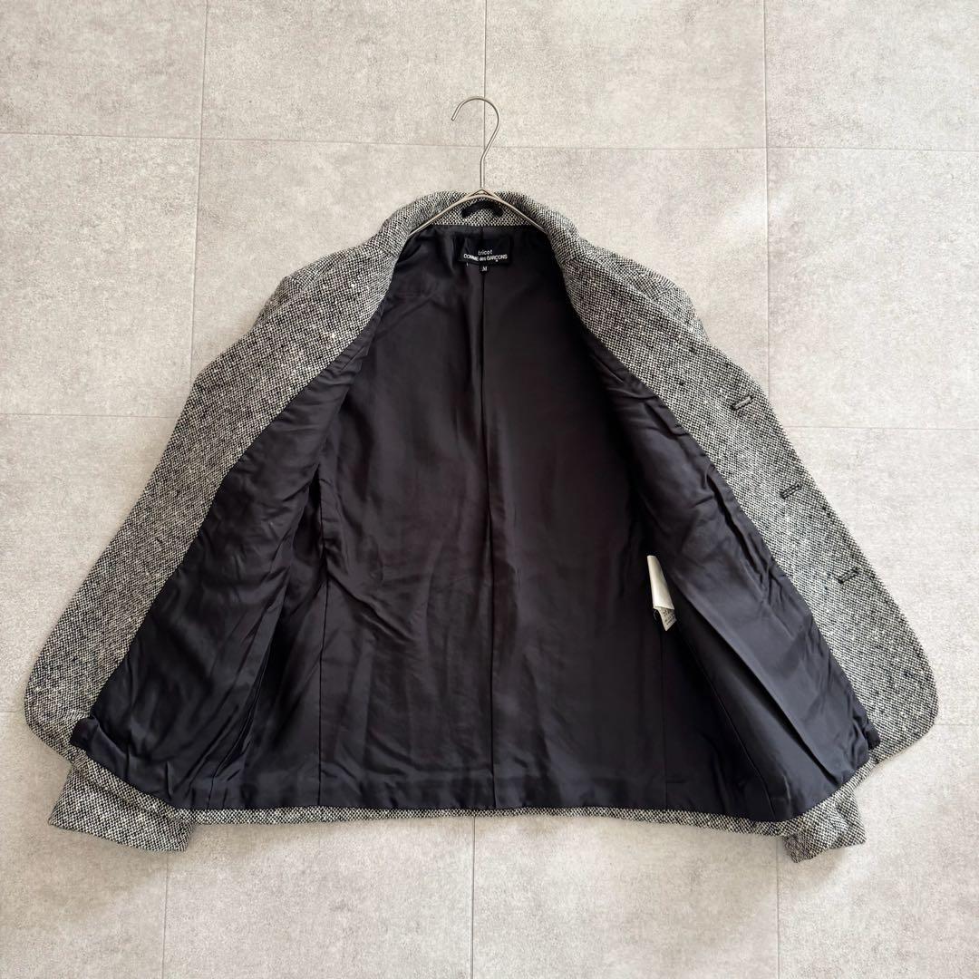 トリココムデギャルソン　AD2000　テーラードジャケット　グレー　ウール　M