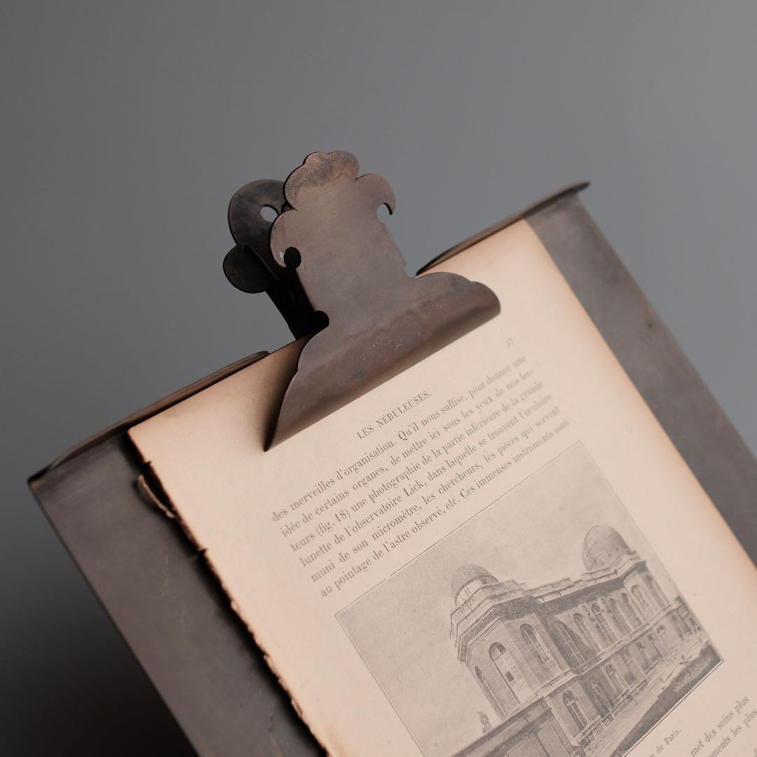 1920年前後のフランス製真鍮製ドキュメントクリップボード