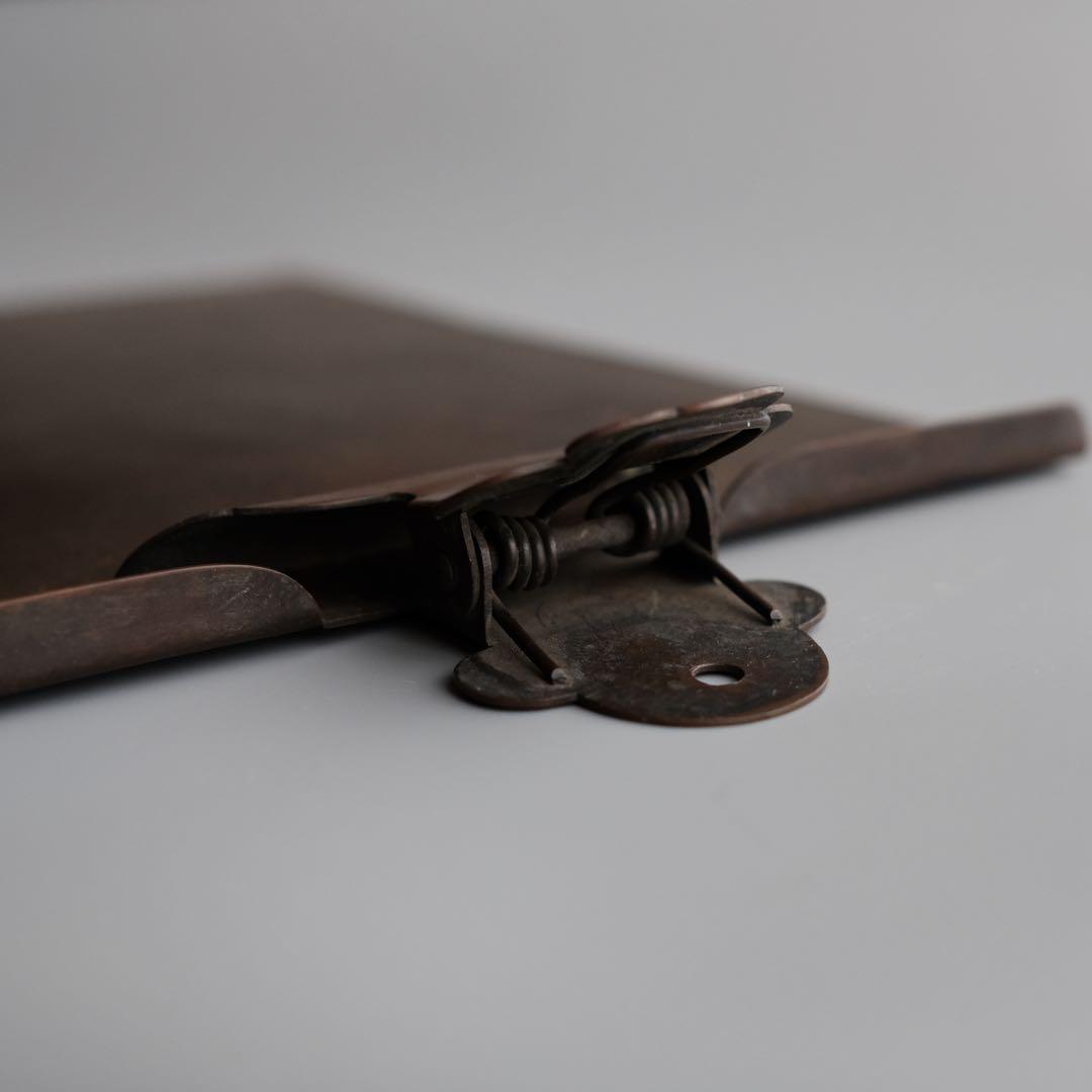 1920年前後のフランス製真鍮製ドキュメントクリップボード