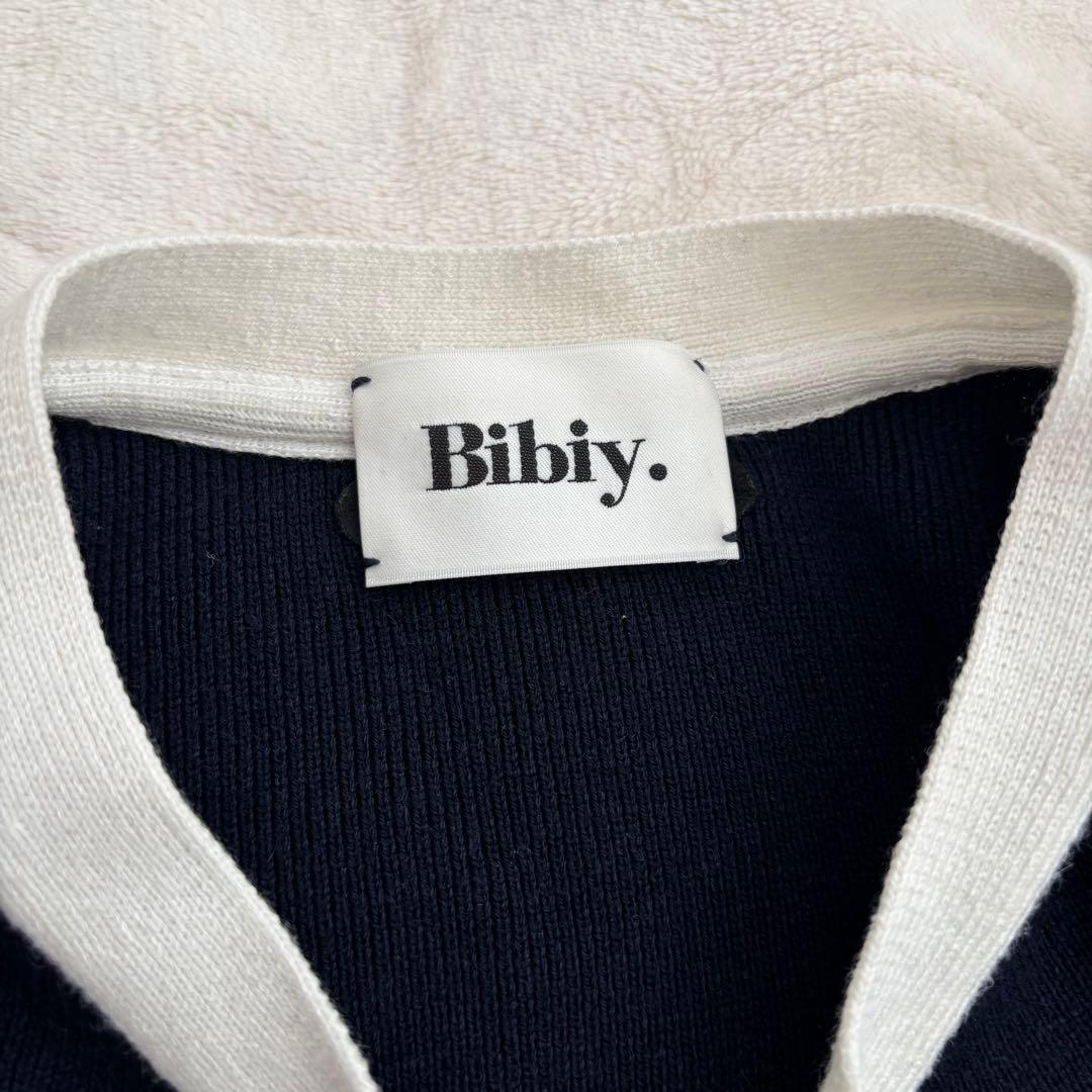 トップス BIBIY B. CLUB TIE CARDIGAN