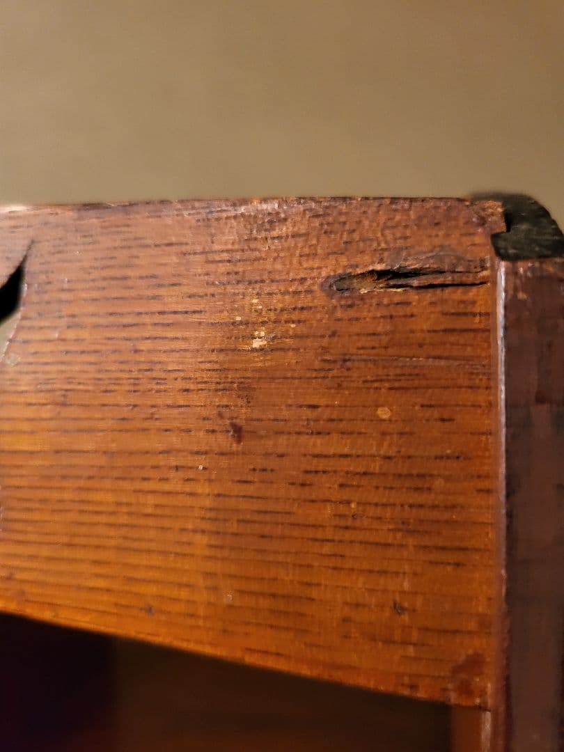 蛇腹 収納付き 楔式 本棚　古道具　レトロ　ヴィンテージ　アンティーク