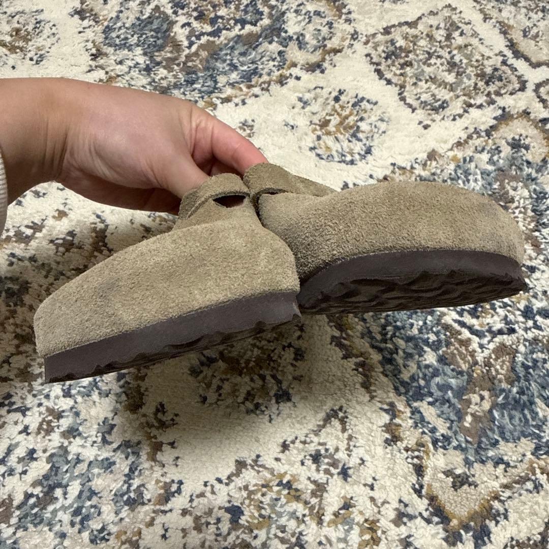 BIRKENSTOCK ボストン　スエードレザートープ　39