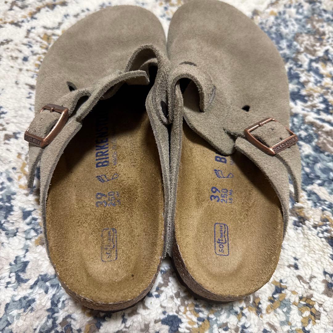 BIRKENSTOCK ボストン　スエードレザートープ　39