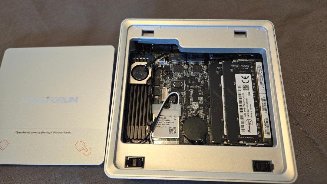 試用のみ「Minisforum NAB9 Plus」i9+32GB+1TB