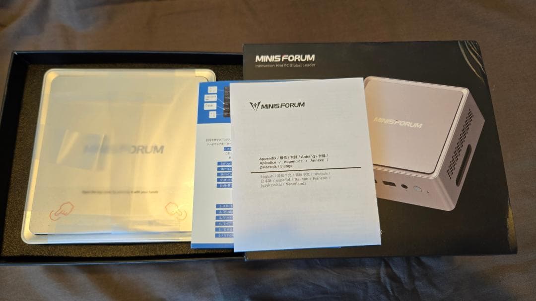 試用のみ「Minisforum NAB9 Plus」i9+32GB+1TB
