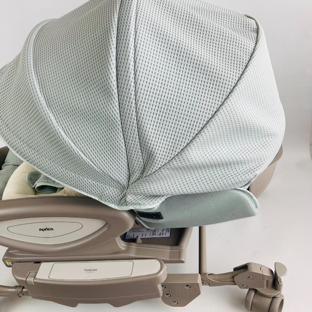 美品 アップリカ ユラリズム オート プレミアム AC 電動ハイローチェア