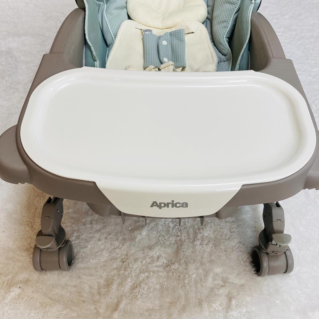 美品 アップリカ ユラリズム オート プレミアム AC 電動ハイローチェア