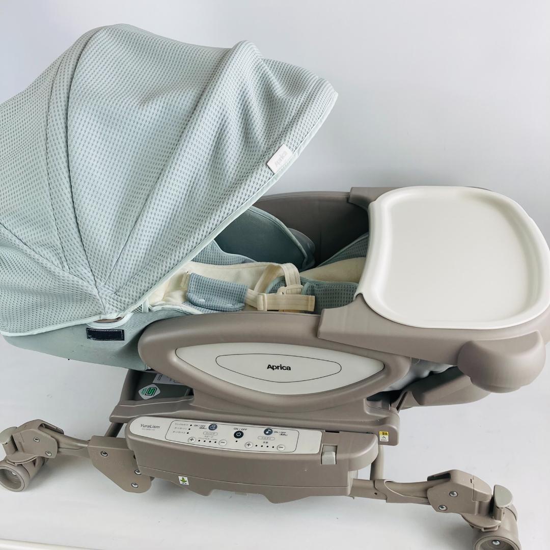 美品 アップリカ ユラリズム オート プレミアム AC 電動ハイローチェア