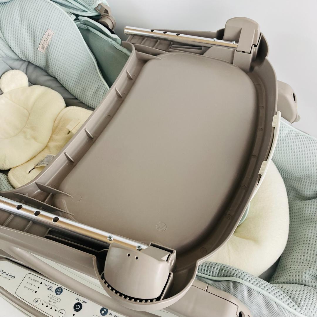 美品 アップリカ ユラリズム オート プレミアム AC 電動ハイローチェア