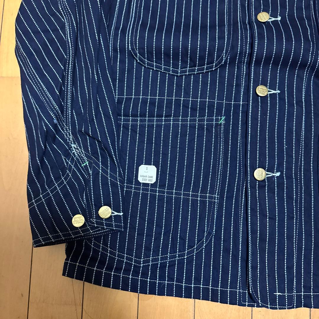 SUGARCANE ウォバッシュストライプ カバーオール 36 美品