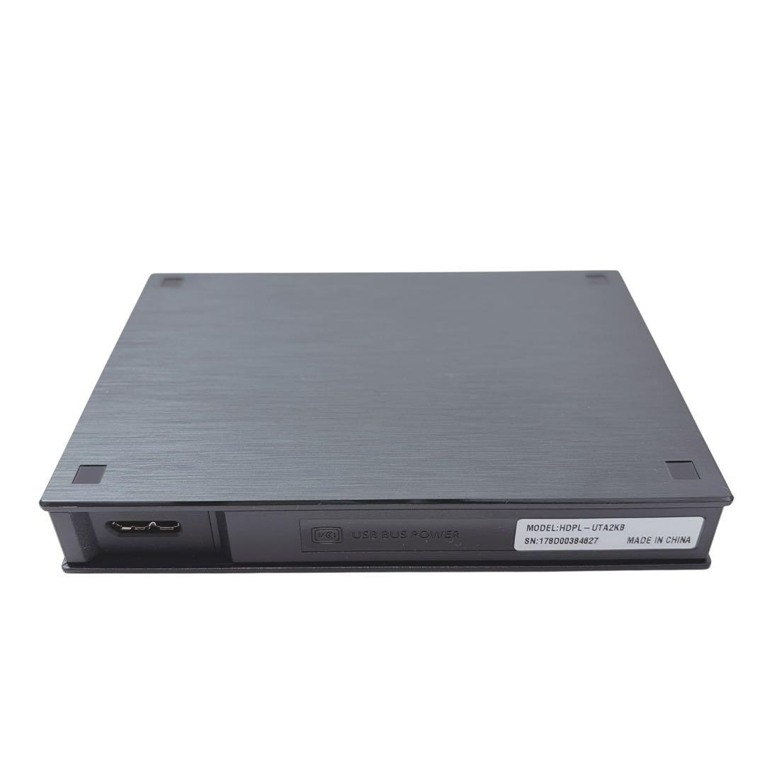 【未使用級】I-O DATA HDPL-UTA2KB 外付けHDD テレビ録画用