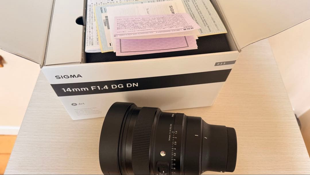 【美品】SIGMA シグマ14mmF1.4 DG DN SONY
