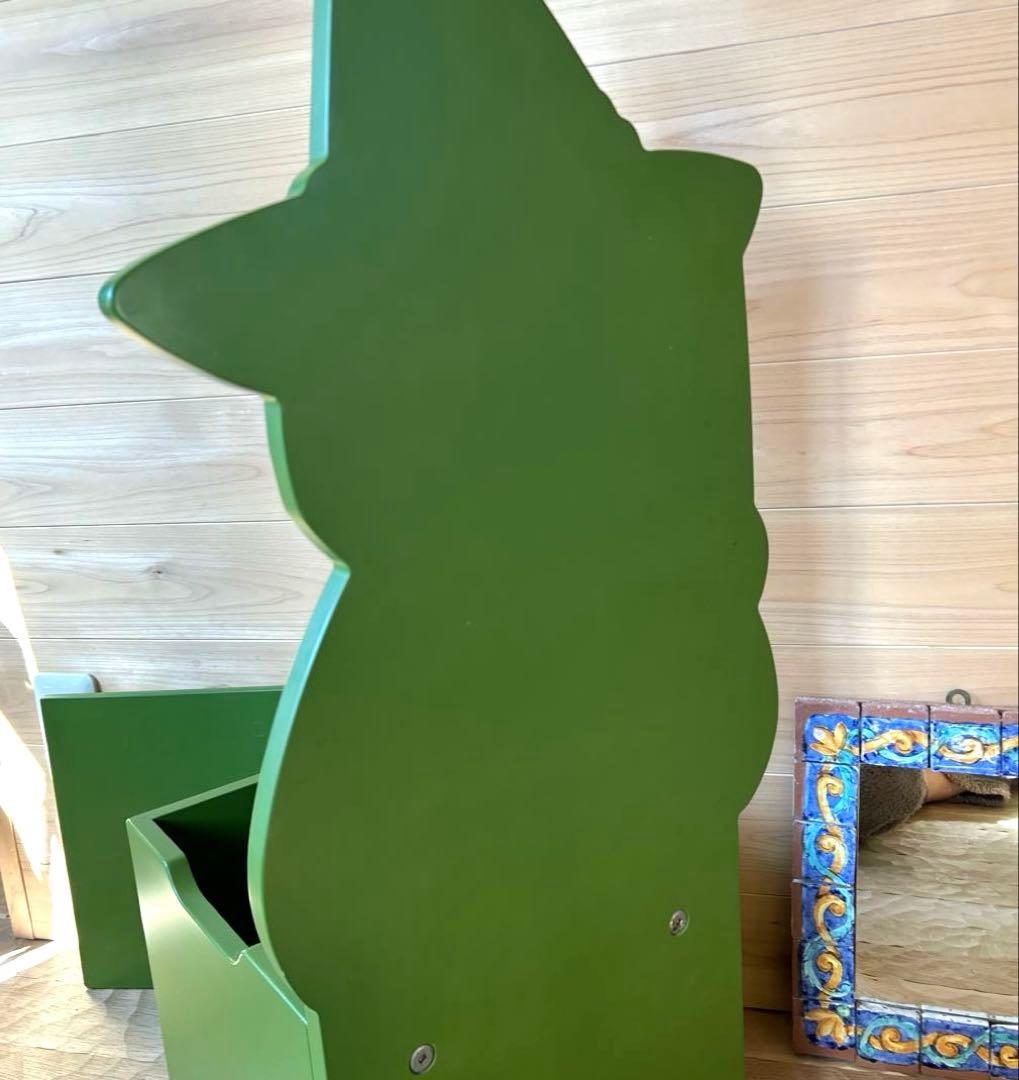 ムーミンキャラクター（スナフキン）収納ボックス花鉢入　椅子としても♪