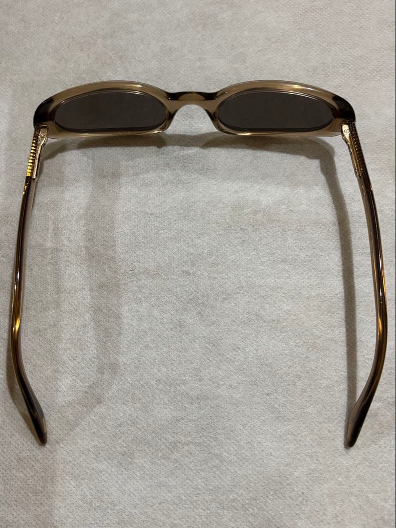 90s gucci サングラス 上杉柊平 氏 着用 モデル　クリアブラウン